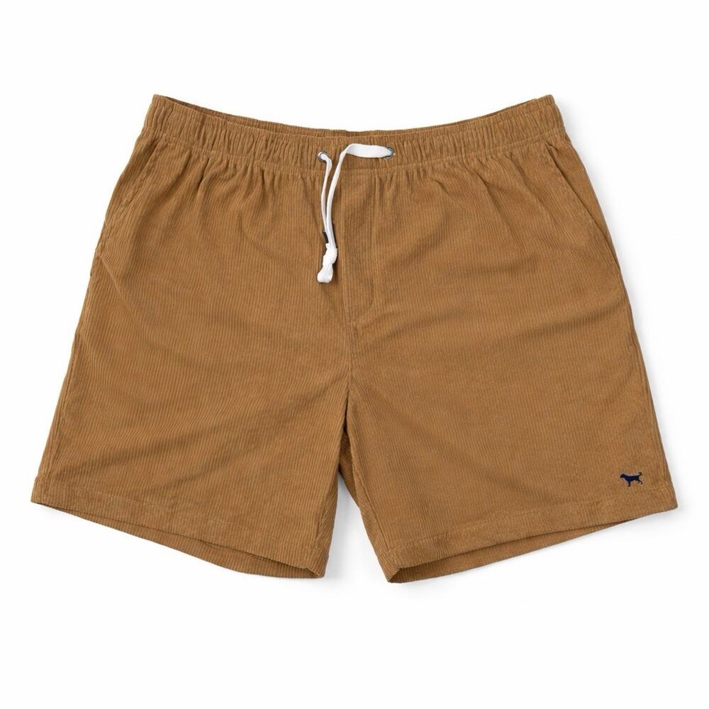 Simply Southern Men’s Corduroy Shorts XXL Brown Elastic Waist Drawstring New